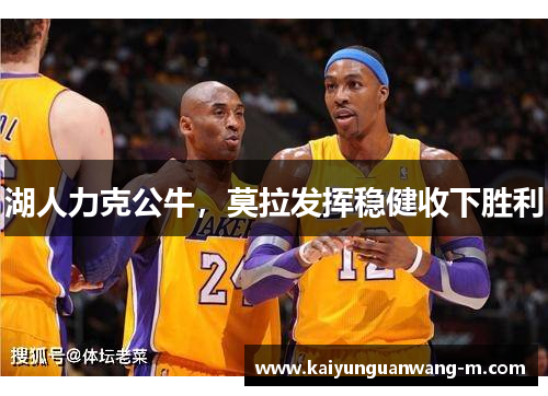 湖人力克公牛，莫拉发挥稳健收下胜利
